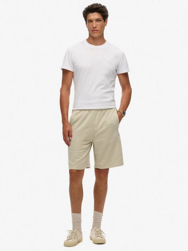 

Трикотажные шорты essential с логотипом Superdry, цвет Light Stone Beige