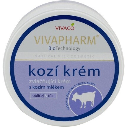 

Vivapharm Увлажняющий крем для лица и тела с козьим молоком 250 мл, Vivaco