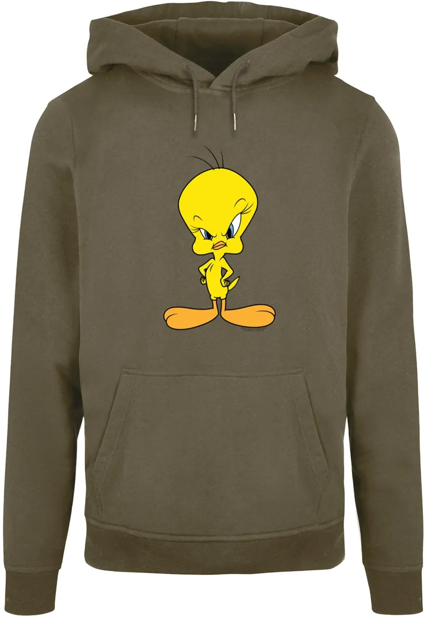 

Толстовка ABSOLUTE CULT с капюшоном "ABSOLUTE CULT Men's Looney Tunes - Angry Tweety Hoody", оливковый
