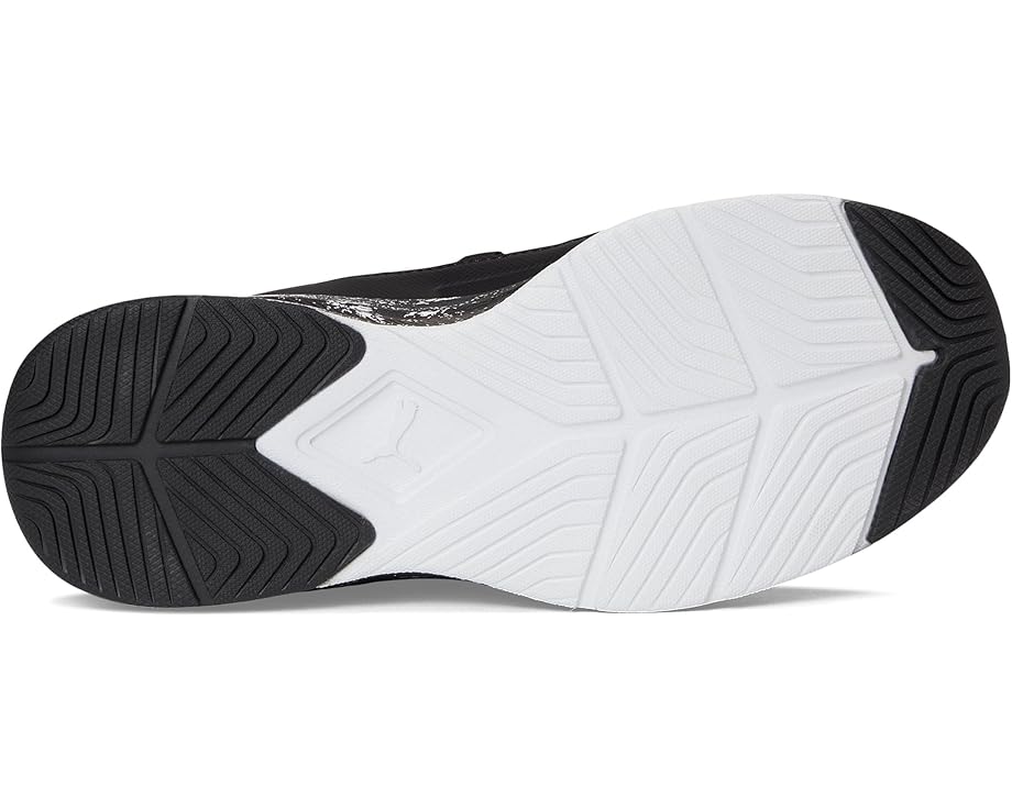 Детские слипоны Puma Softride One4all (большие дети) PUMA Kids, Black/White — фото 3