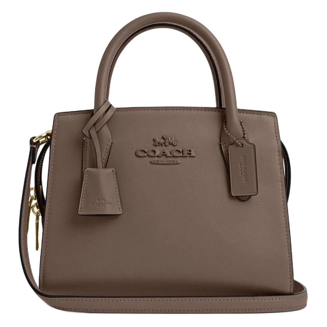

КОНЬЯК ANDREA CARRYALL Утонченная кожаная сумка через плечо, кроссбоди, дамская сумка Трампетс бежевый