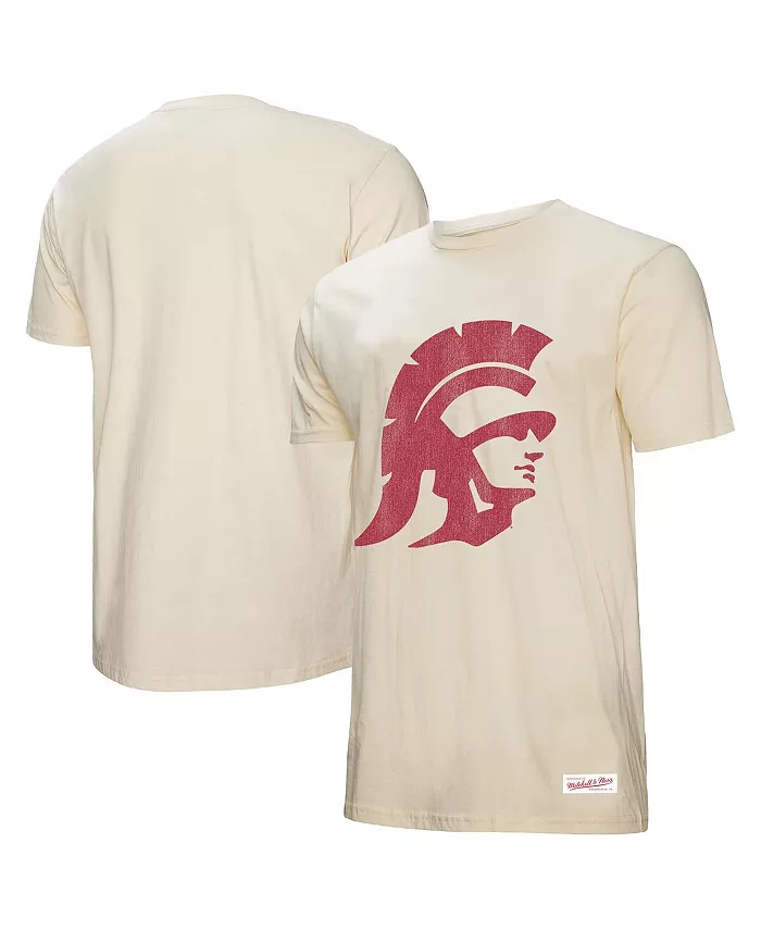 

Мужская футболка USC Trojans Vintage Tone в бежевом цвете Mitchell & Ness