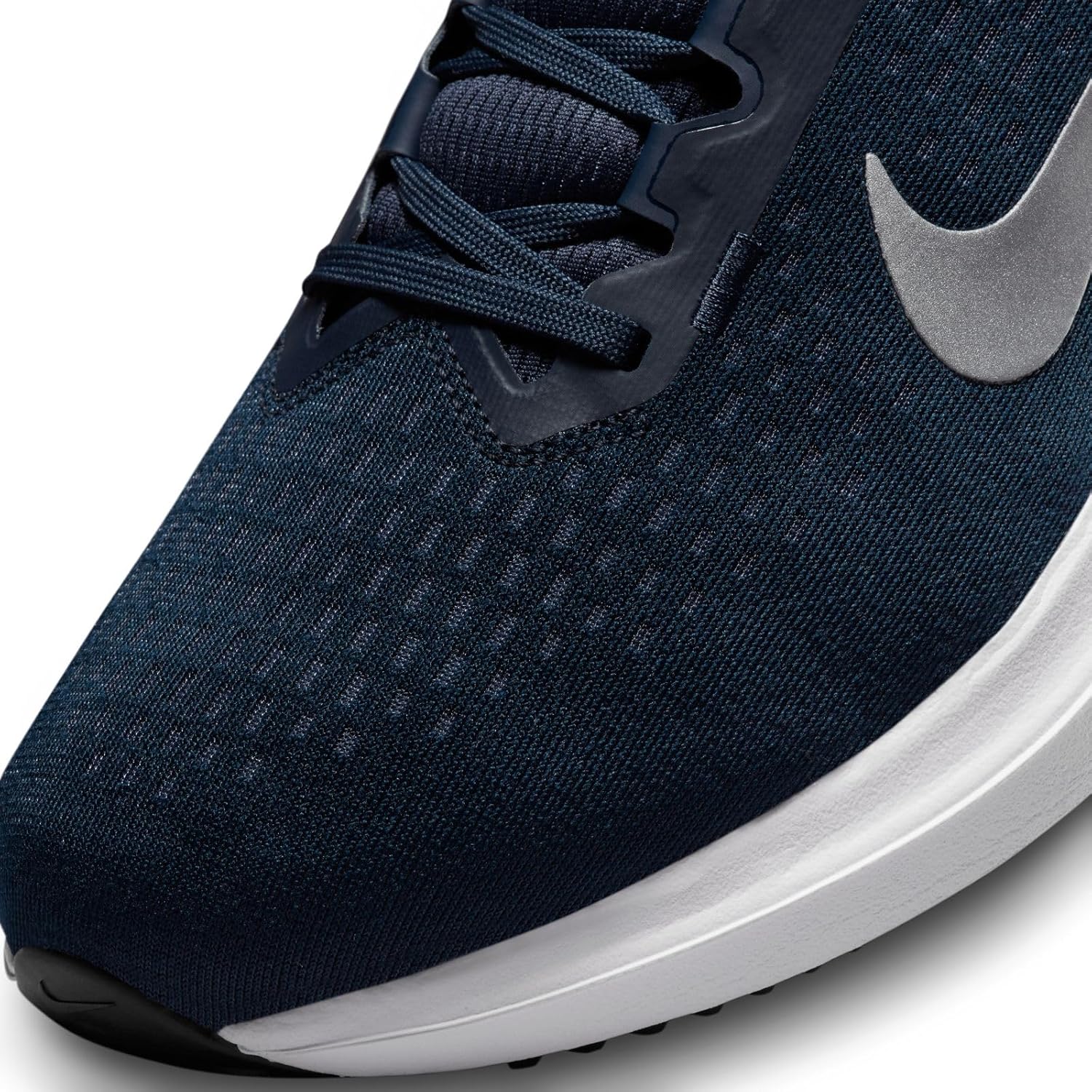 Мужские кроссовки Nike Air Winflo 10, College Navy Metallic Silver — фото 4