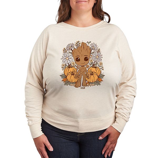

Футболка с длинным рукавом Guardians of the Galaxy Groot, plus size Marvel