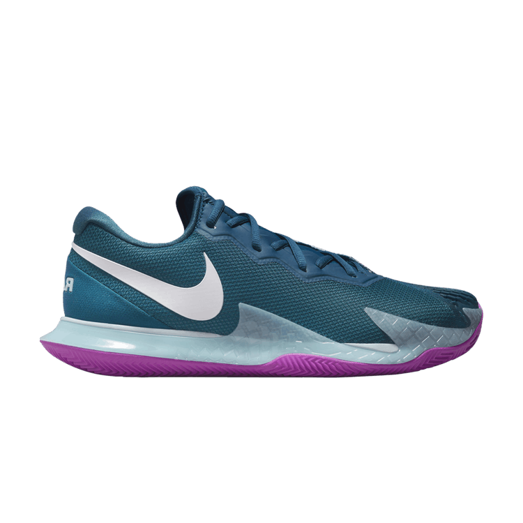 

Кроссовки Nike NikeCourt Air Zoom Vapor Cage 4 Rafa Clay 'Green Abyss Vivid Purple', бирюзовый
