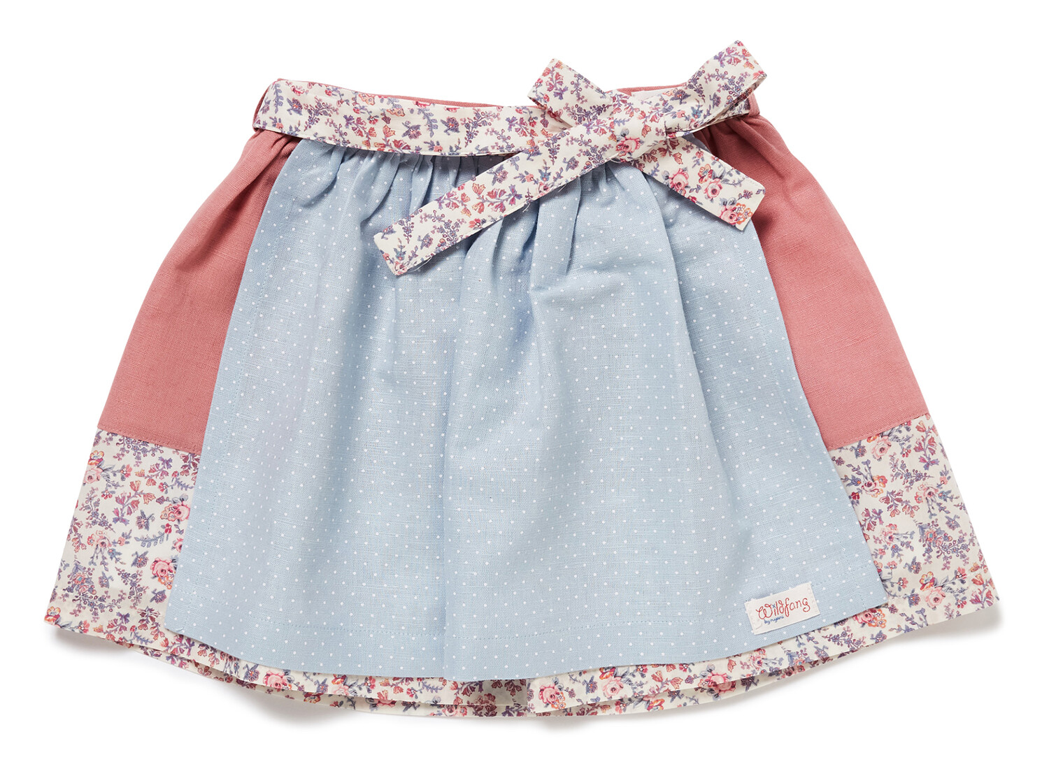

Юбка Nyani Kinder SKIRT NIA ROSENRESLI mit Blumenmuster, цвет Rosa/Hellblau