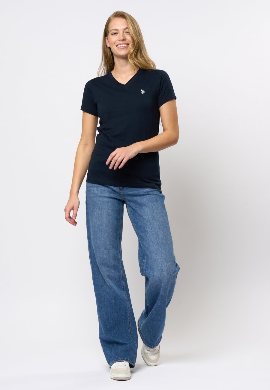 Футболка U.S. Polo Assn. ASSIA, Dark Sapphire/Mottled Blue — фото 4