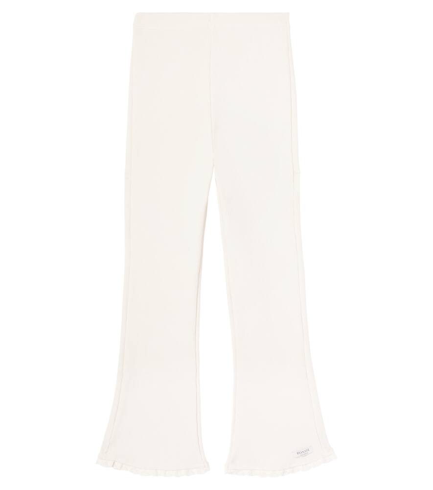 

Джинтси брюки широкого кроя с рюшами из хлопковой смеси Donsje, Macaroon