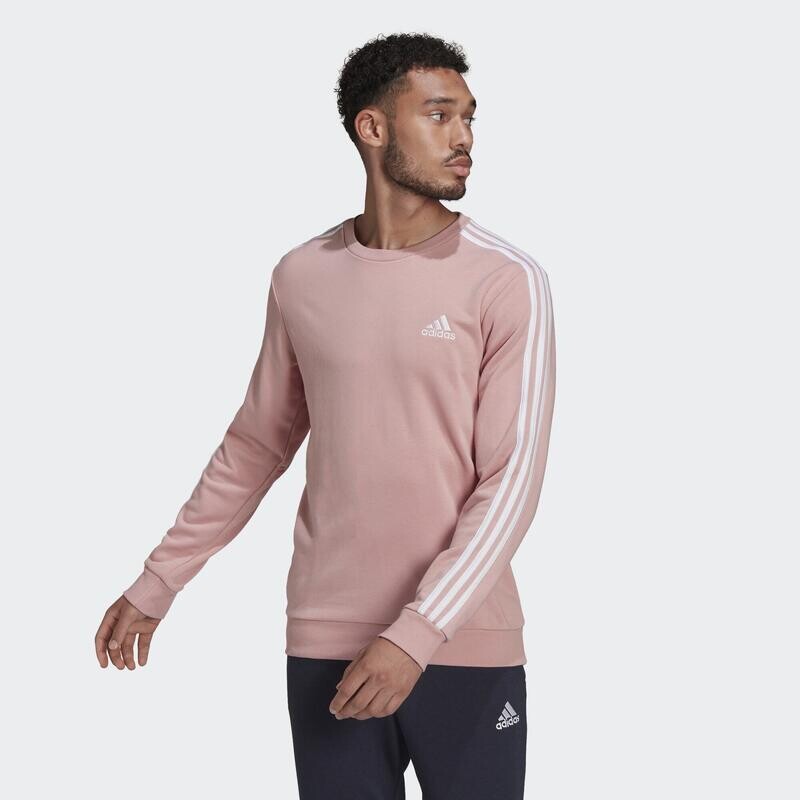 

Толстовка Essentials из френч-терри с 3 полосками ADIDAS, цвет blanco