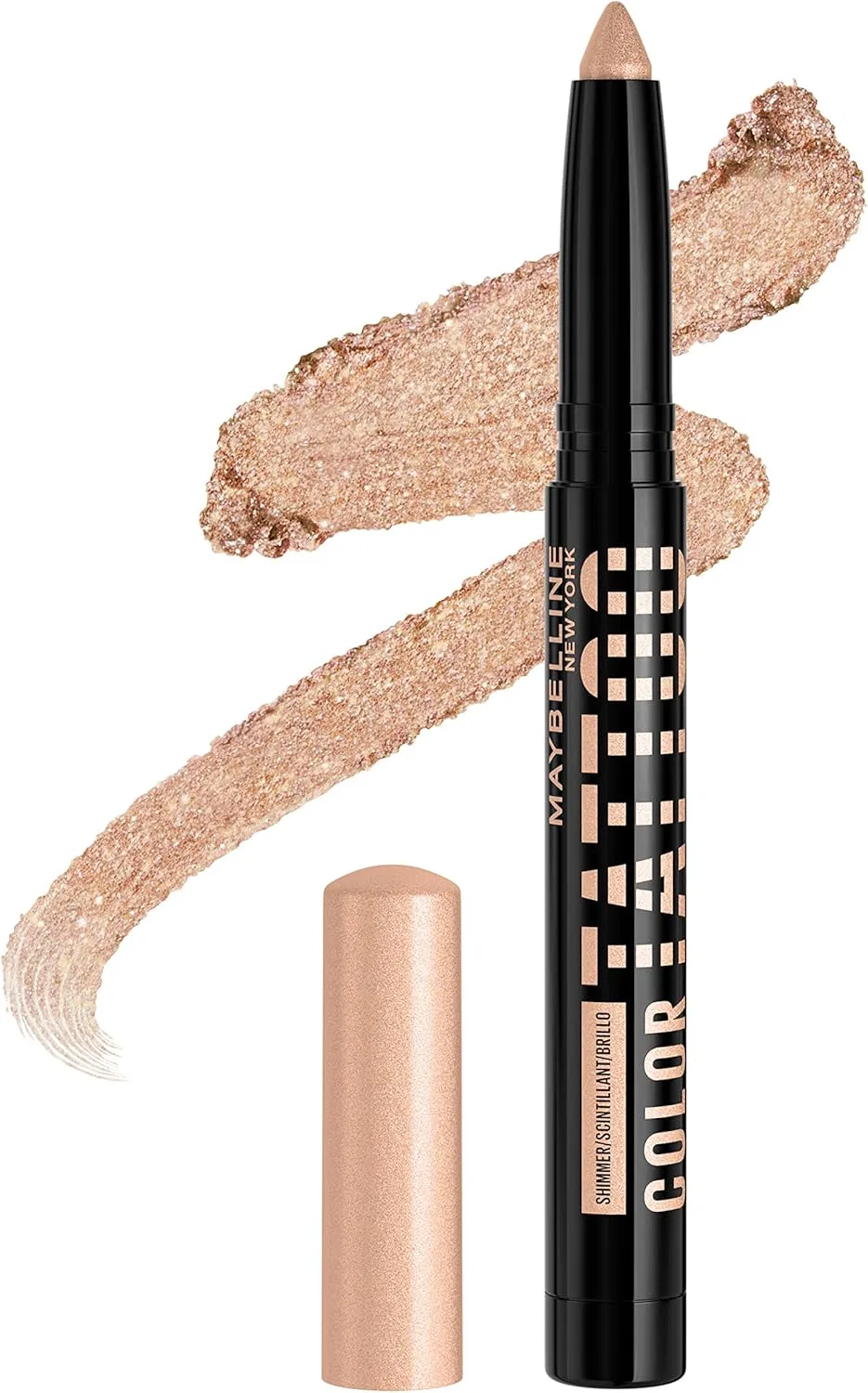 Тени для век MAYBELLINE Color Tattoo Longwear, светлый бронзовый шиммер, 1.42 г