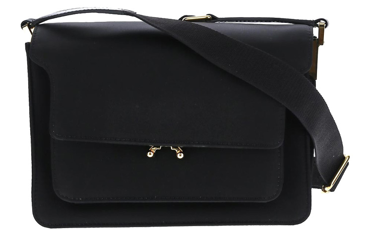 

MARNI Полиамидная женская сумка через плечо черная