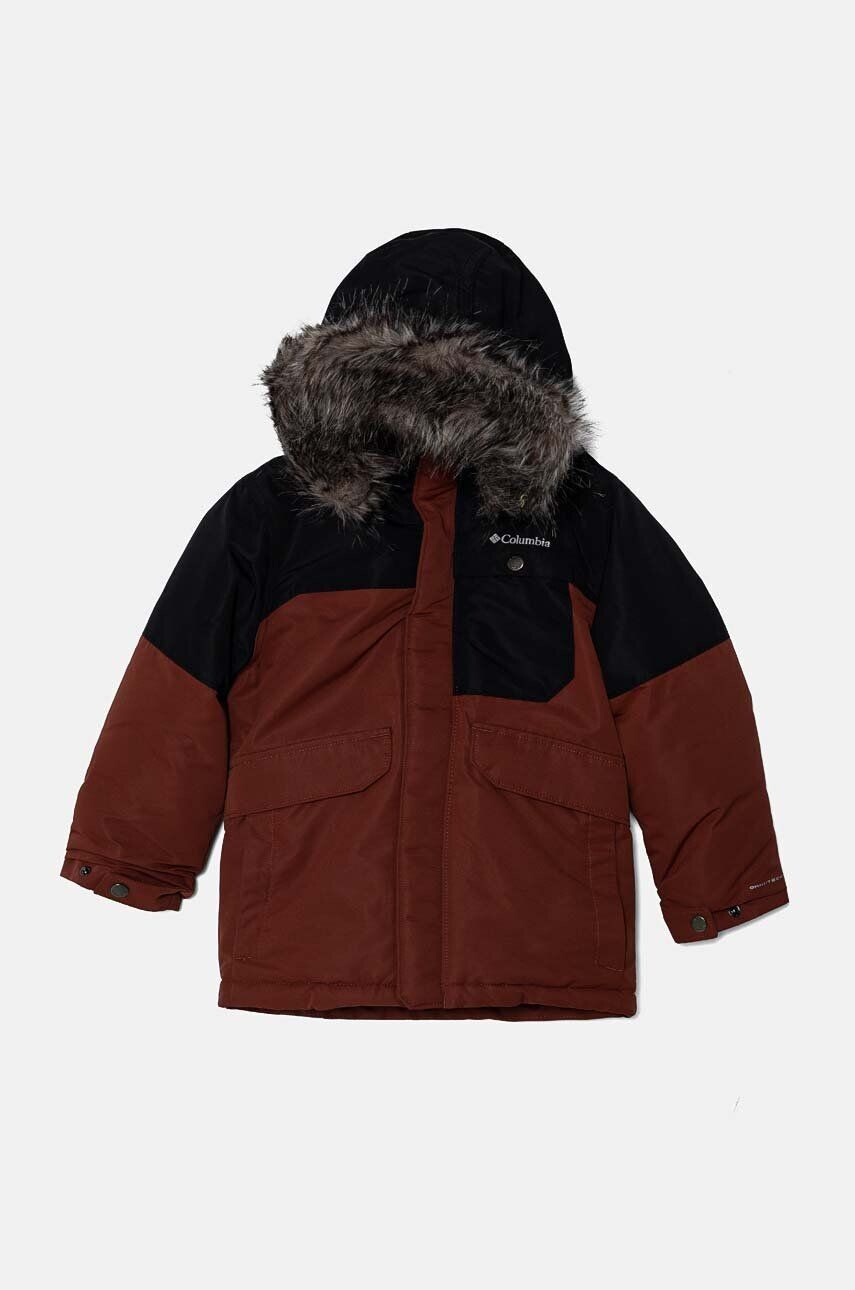 

Детская куртка Columbia Nordic Strider, гранатовый
