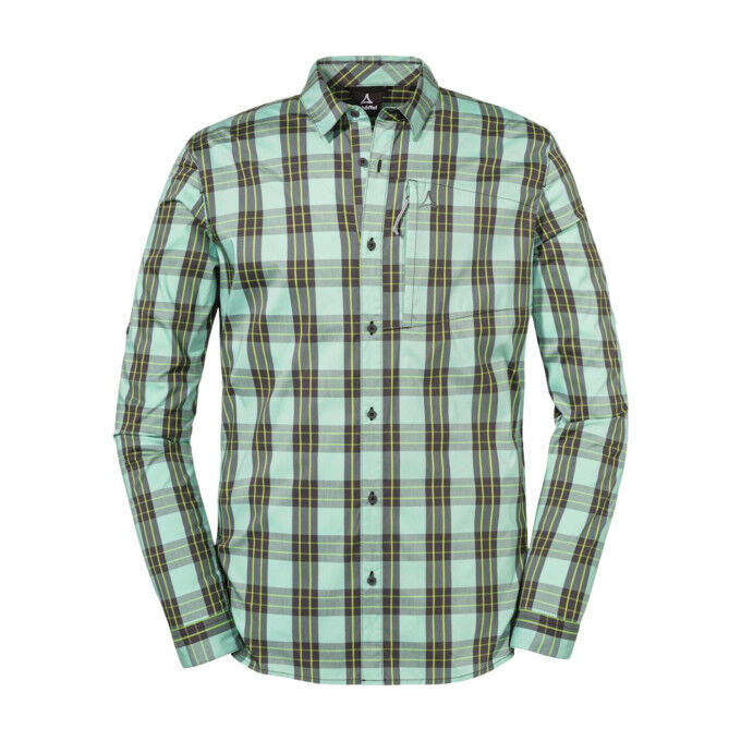 

Рубашка для похода с длинными рукавами Schöffel Burgspitz для мужчин - Matcha Mint