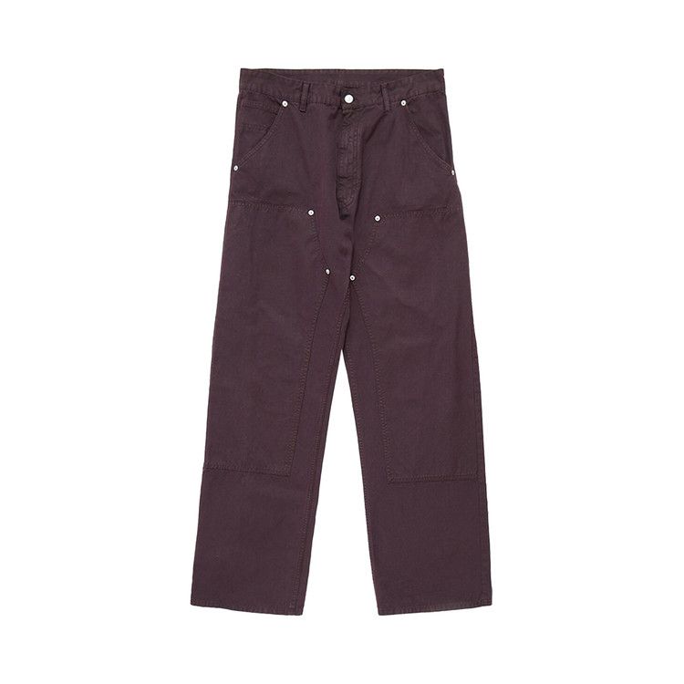 

Брюки MM6 Maison Margiela Canvas Workwear Pants, Dark Wine