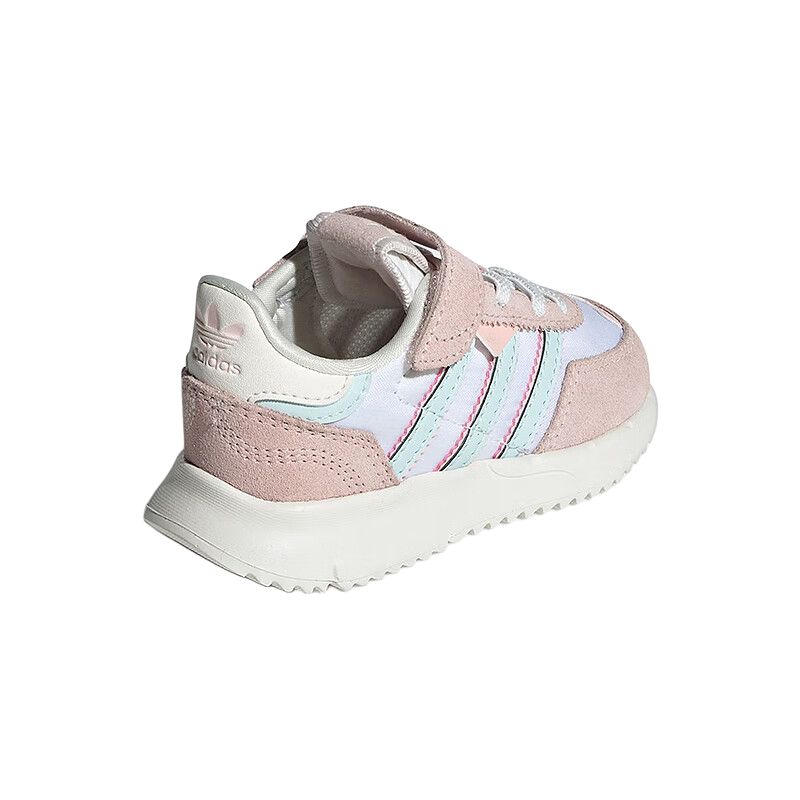 Антискользящие износостойкие низкие кроссовки Retropy F2 для малышей Adidas Originals, розовый/белый — фото 3