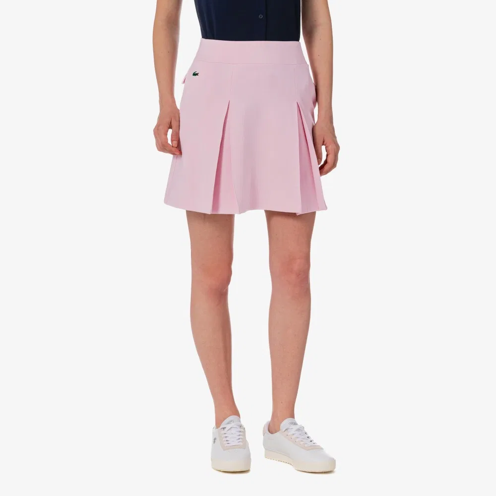 Юбка Lacoste из джерси, розовая — фото 2