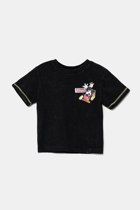 

Детская хлопковая футболка Disney Desigual, черный