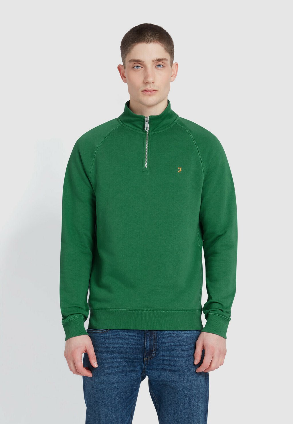 

Толстовка JIM SLIM FIT QUARTER ZIP Farah, зеленый