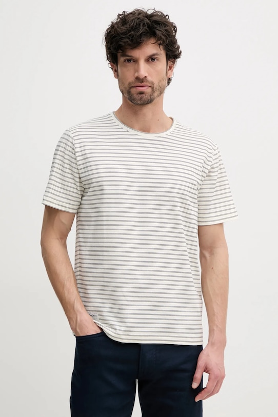 

Футболка с добавлением льна WEST STRIPED PURNEY TEE Pepe Jeans, бежевый