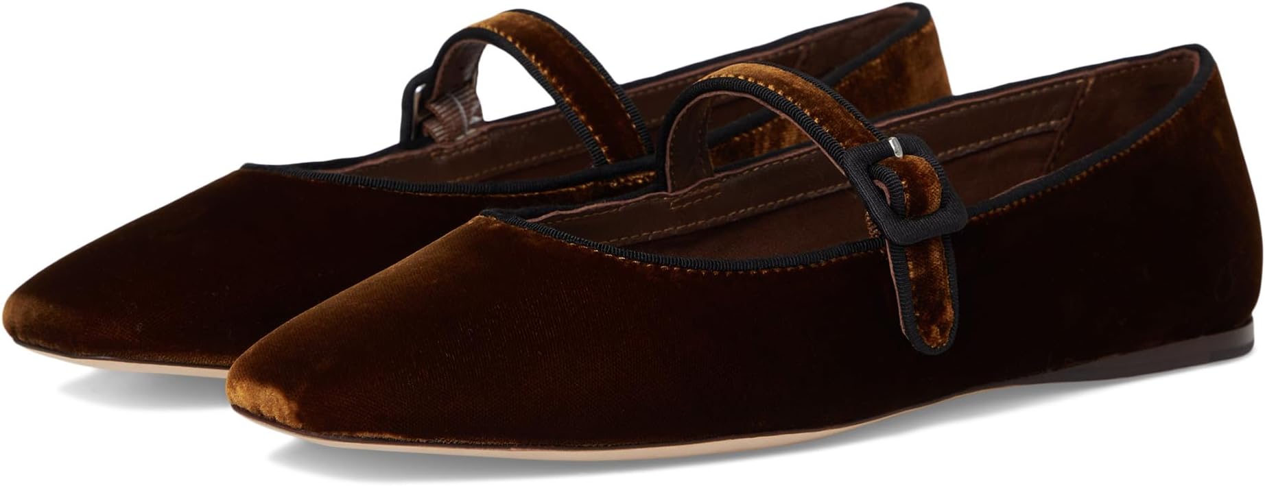 Балетки Loeffler Randall Women's Ginger Mary Jane Flat, Dark Brown