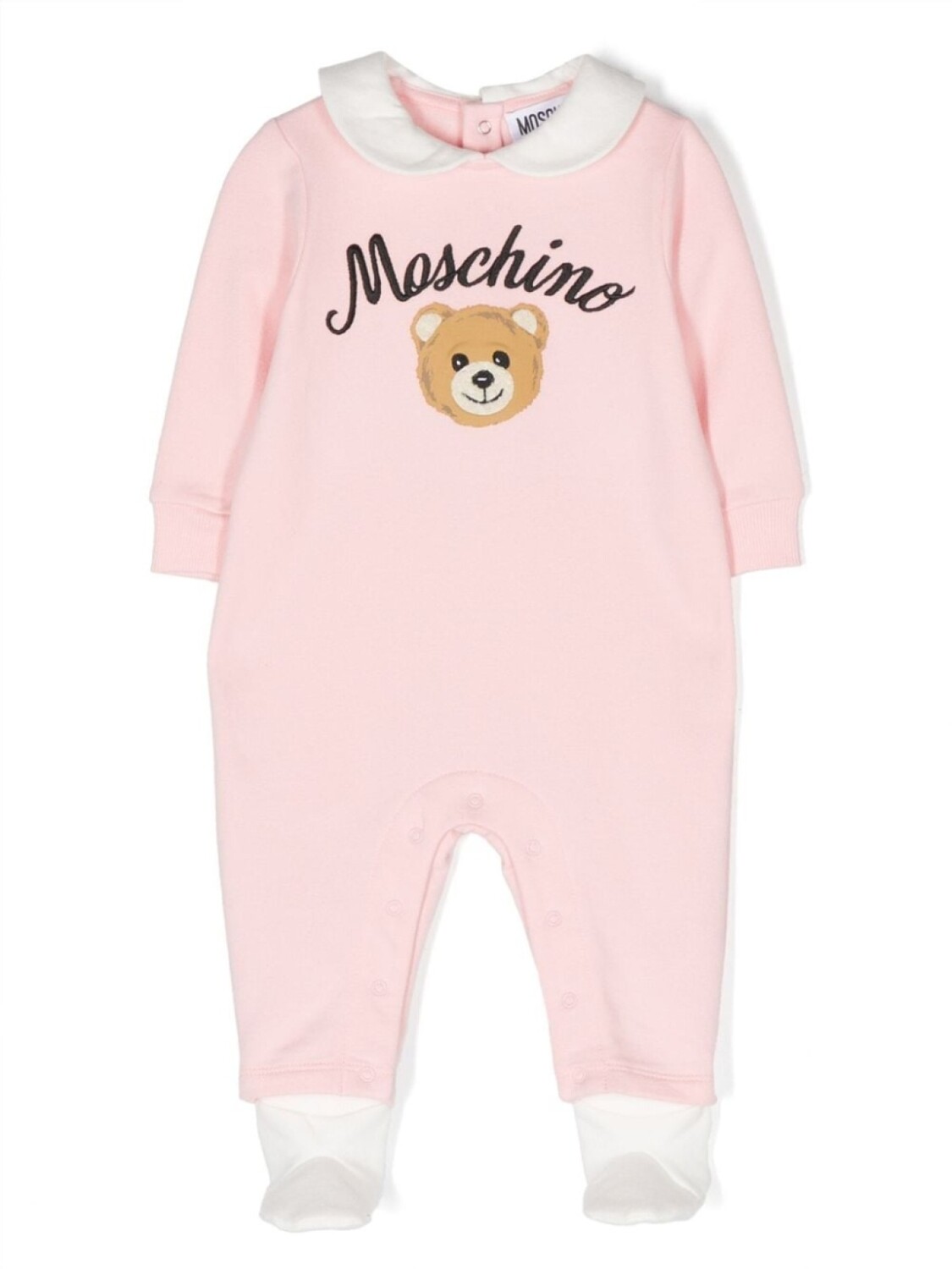 

Moschino Kids боди с вышивкой Teddy Bear, розовый