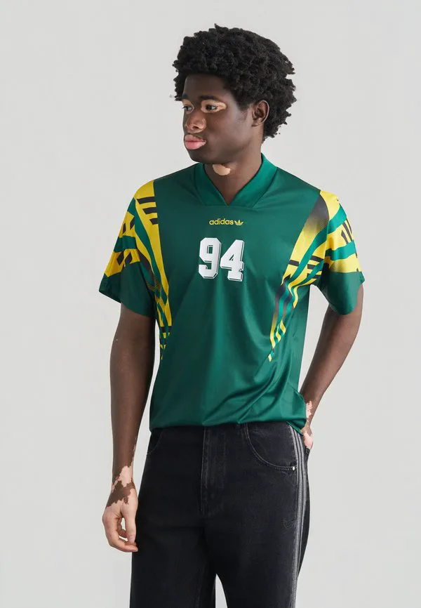 Футболка с принтом сантьяго Adidas Originals, Collegiate Green