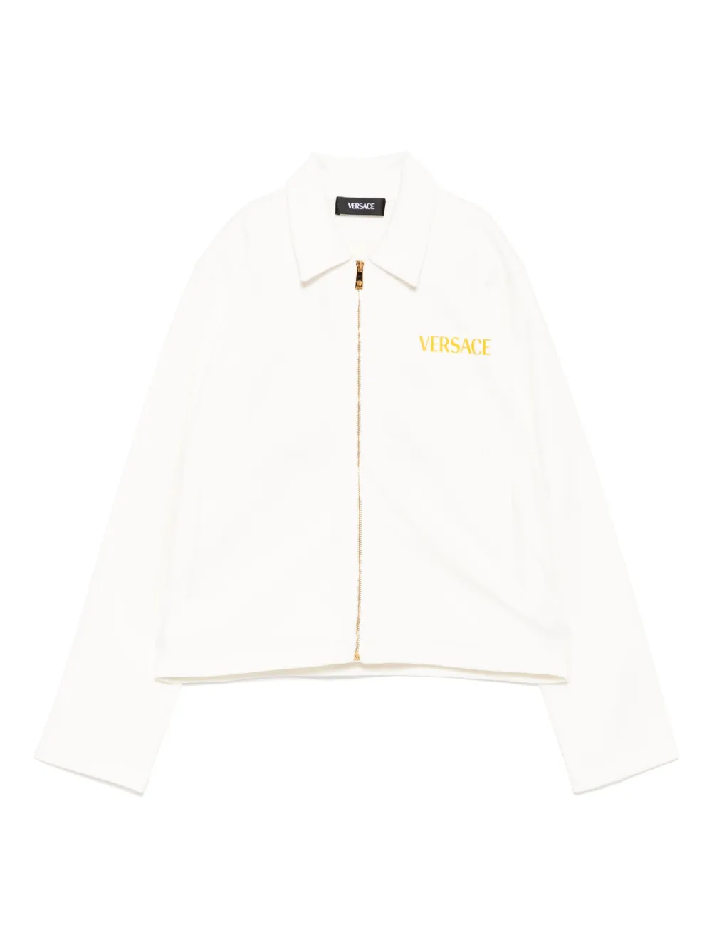 

Толстовка на молнии Versace Kids, белый