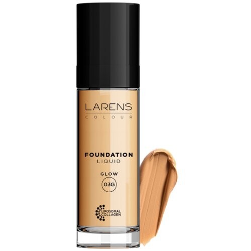 Larens, Color Liquid Foundation Glow 03, Тональный крем под макияж, 30 мл