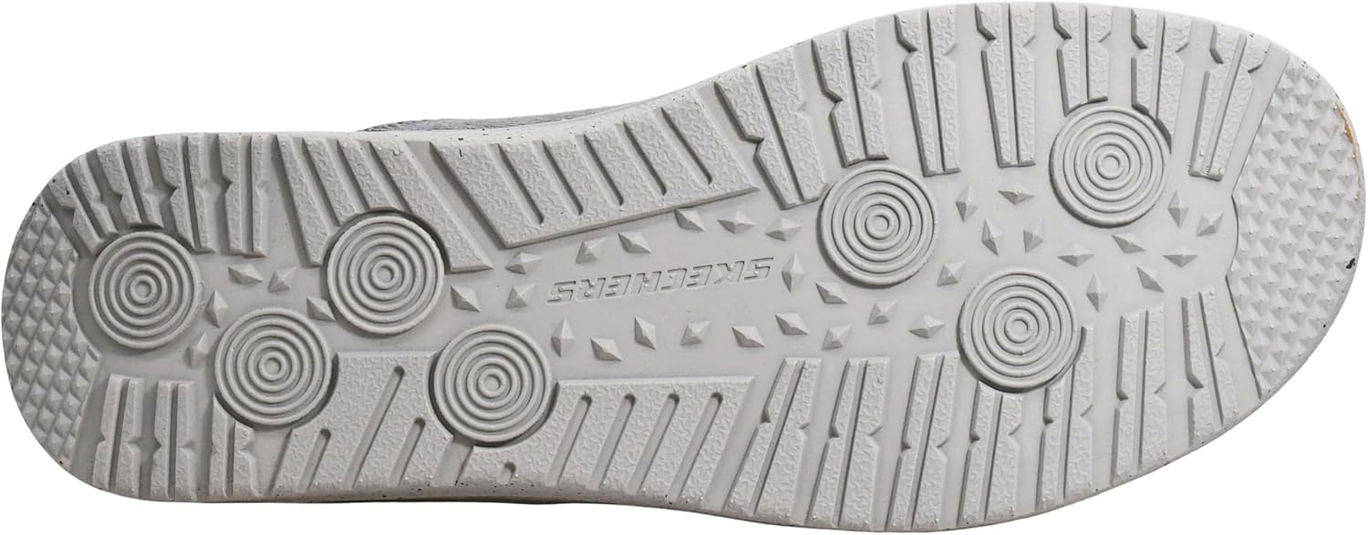 Мужские слипоны Skechers Melson Volgo, серый — фото 4