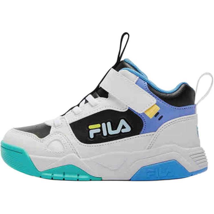

FILA KIDS Амортизирующие износостойкие мид-топ детские скейтбординг кроссовки white для детей 3-7 лет