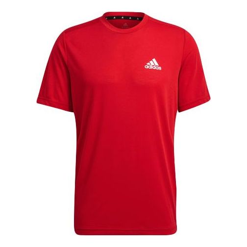 

Футболка Adidas Aeroready Designed to Move Feelready Sport Tee 'Red', красный