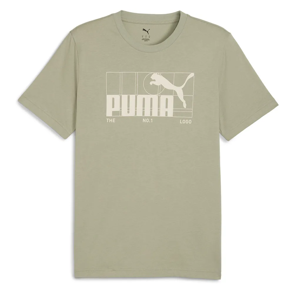 

Футболка с коротким рукавом Puma Graphic No 1 Logo, зеленый