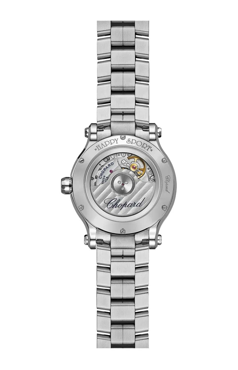 HAPPY SPORT 33 ММ, АВТОМАТИЧЕСКИЕ, LUCENT STEEL, БРИЛЛИАНТЫ - 278608-3002 CHOPARD, золотой — фото 3
