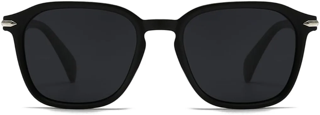 

Солнцезащитные очки с защитой UV400 | Круглая легкая оправа, цветные линзы | Для женщин и мужчин, для занятий спортом на открытом воздухе и вождения DSVIGF, Gray