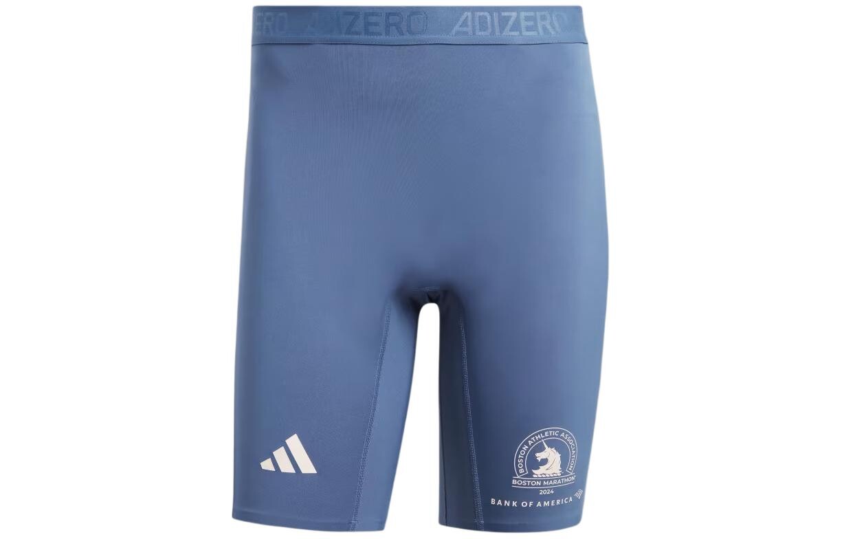 

Бостонский марафон повседневные шорты мужские синие Adidas, синий