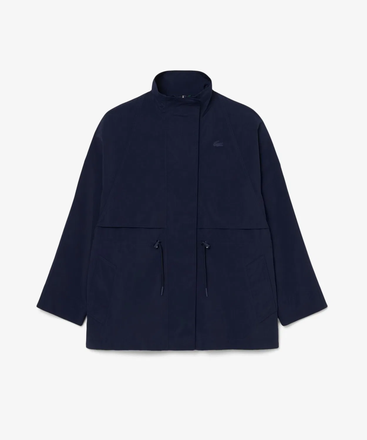 Куртка Lacoste оверсайз из нейлона, водоотталкивающая, тёмно-синяя