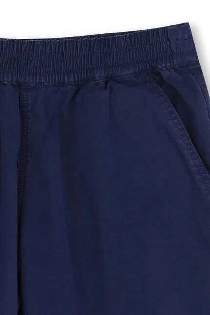 Шорты из хлопка с эластаном Kenzo Kids, синий — фото 3