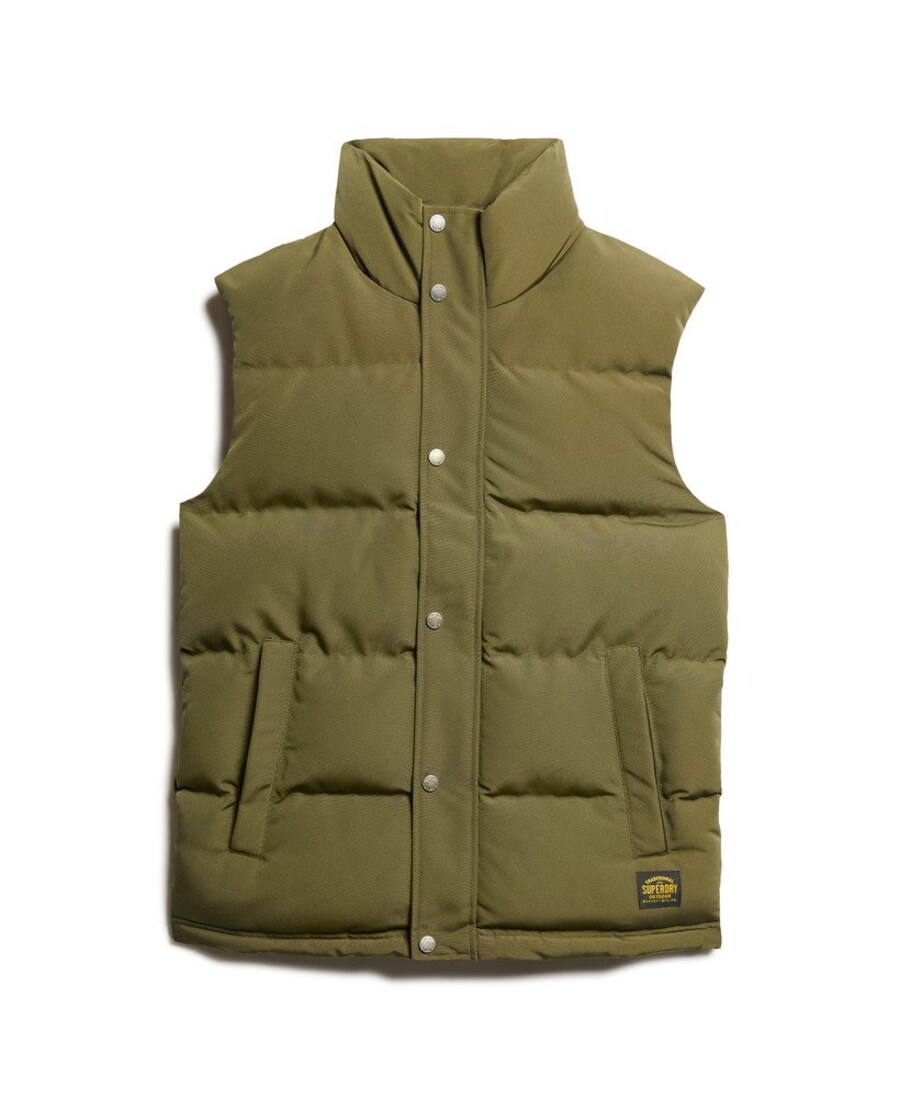 

Жилет Superdry Everest, цвет Olive/Dark green