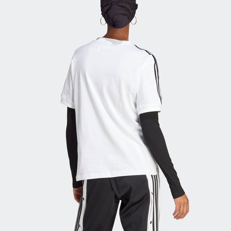 Футболка серии Home Of Classics женская белая Adidas Originals — фото 3