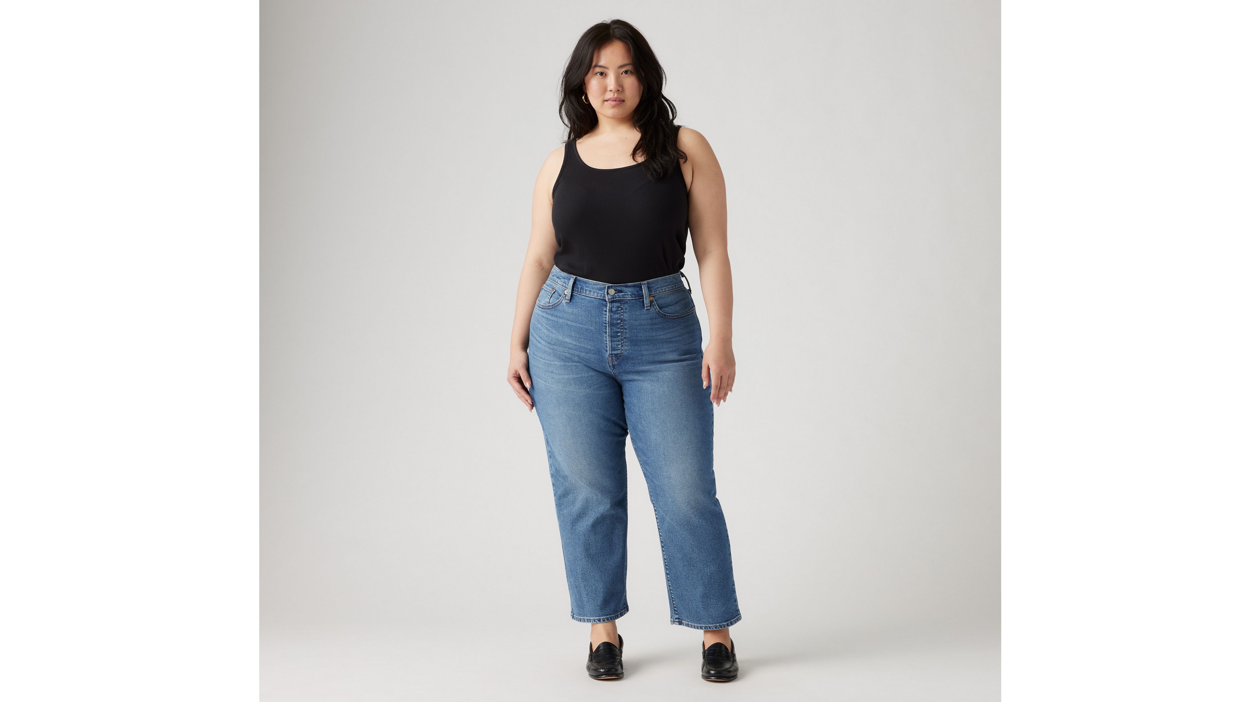 Женские джинсы Wedgie Straight Fit (большие размеры) Levi's, Unstoppable Wear - Dark Wash — фото 3