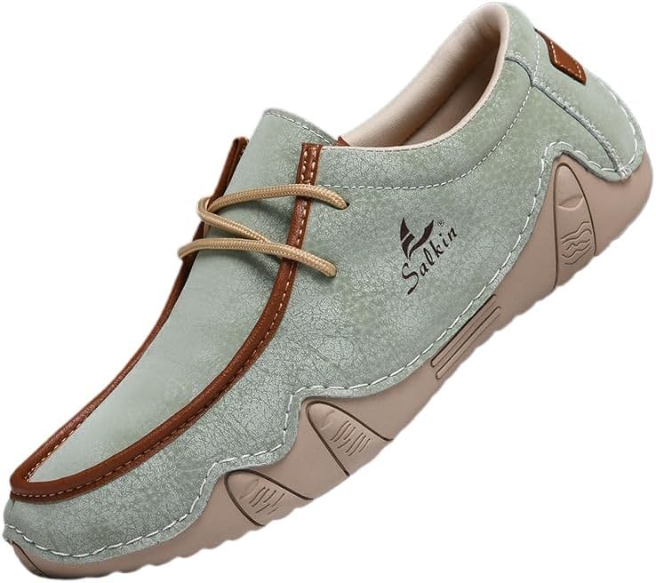 

Мужская обувь Мужская модная обувь Комфортные кроссовки для ходьбы и вождения Низкие кеды для мужчин Повседневная обувь Мужские туфли-восьминоги Повседневные мужские лоферы Huayorong, зеленый