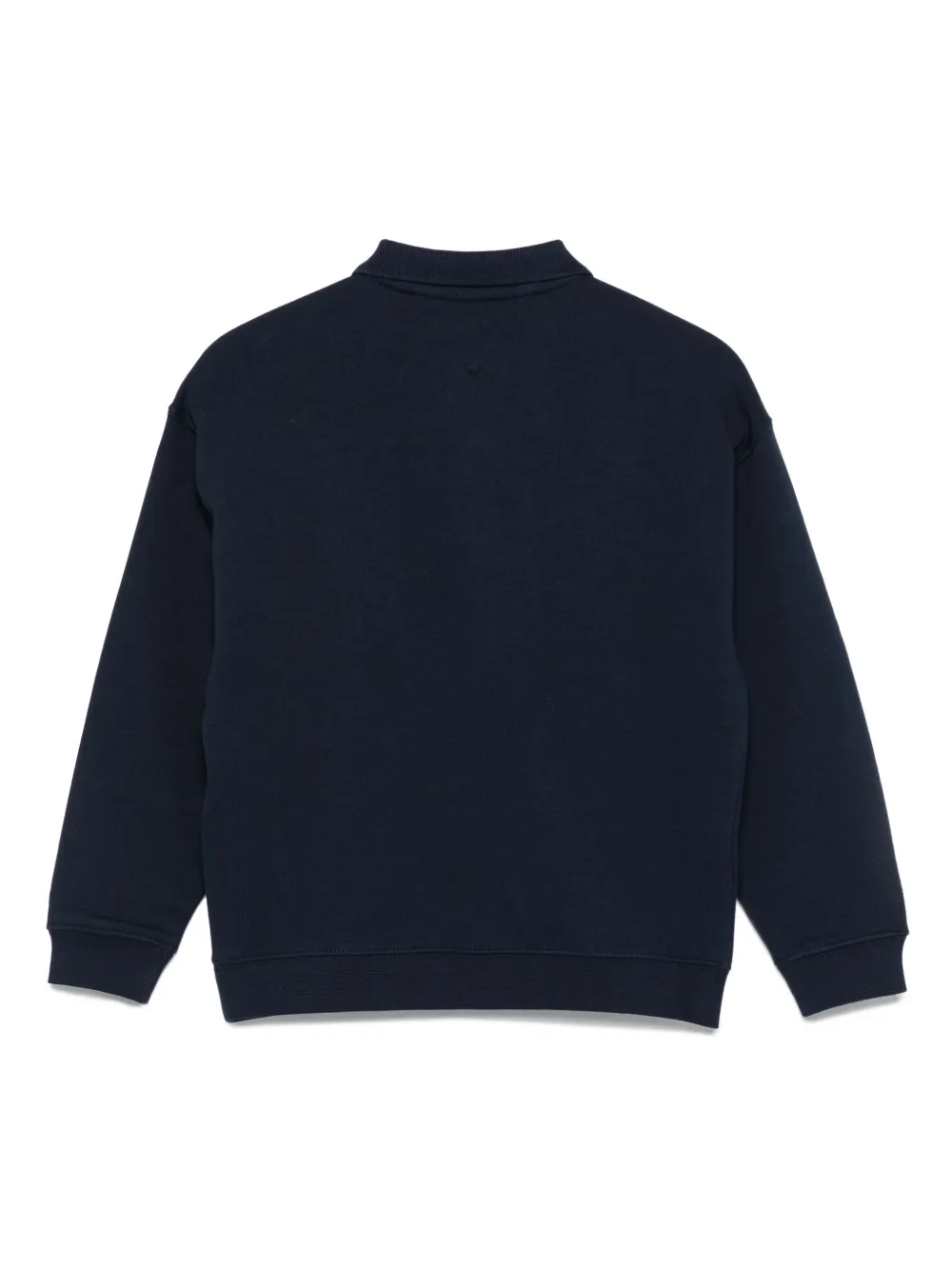 Толстовка с длинными рукавами и воротником поло Tommy Hilfiger Junior, синий — фото 2