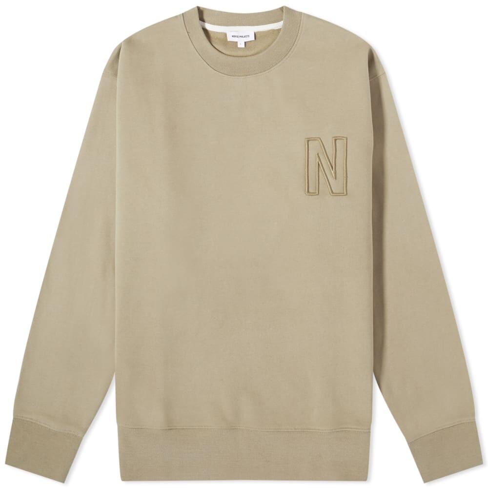 

Свободный спортивный свитшот с логотипом Norse Projects Arne и буквой N