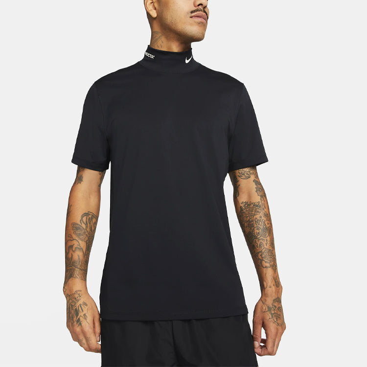 Спортивный топ Nike x NOCTA Drake Golf Mock Neck Top 'Black' DJ5576-010, черный — фото 3