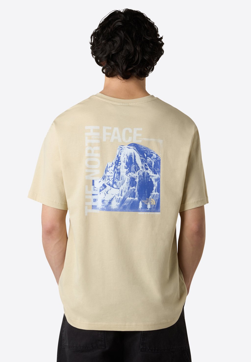 

Футболка с принтом HALF DOME PHOTO The North Face, бежевый