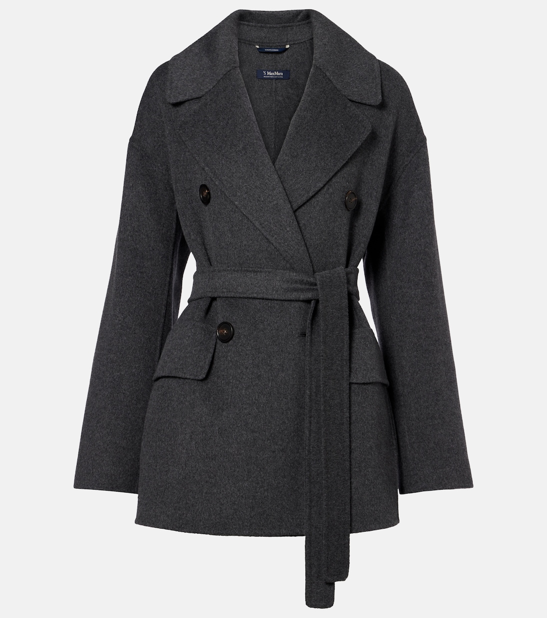 

Пальто Ornella из натуральной шерсти с поясом S Max Mara, Urban Grey