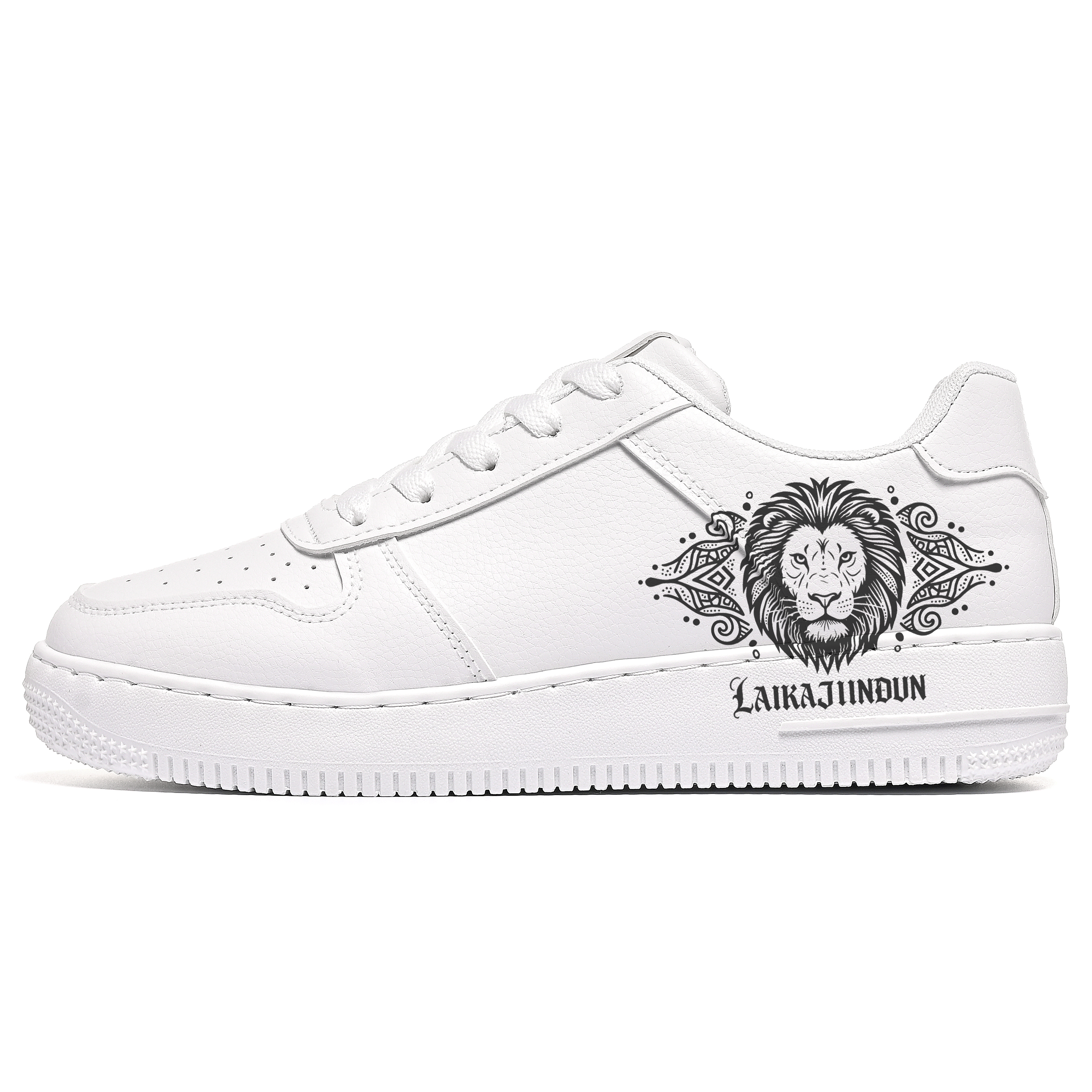 

Легкие и износостойкие низкие мужские кроссовки Lycakington, White Black