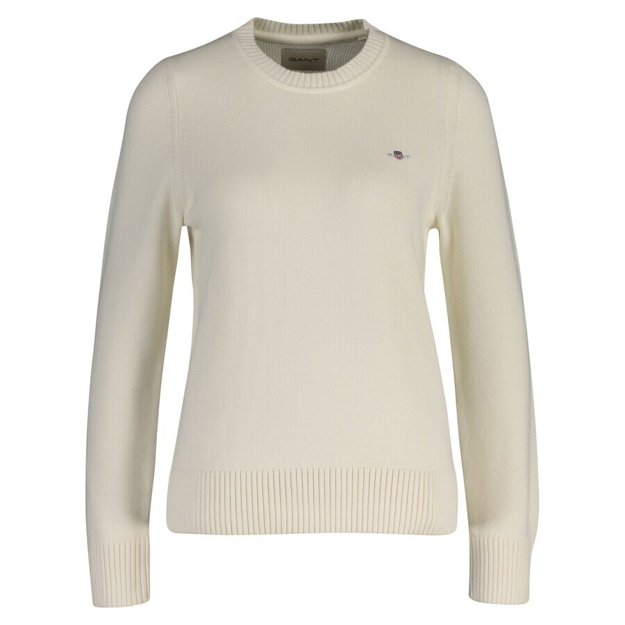 

Тонкий вязаный свитер GANT Sweater CLASSIC, экрю