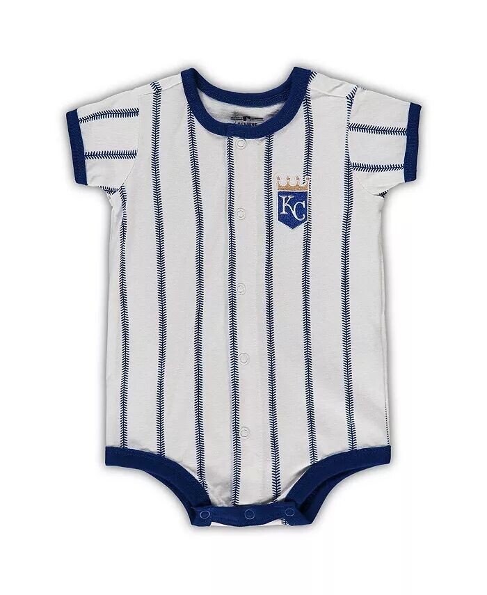

Боди с короткими рукавами Royal Kansas City Royals Power Hitter для новорожденных мальчиков и девочек, белый Outerstuff