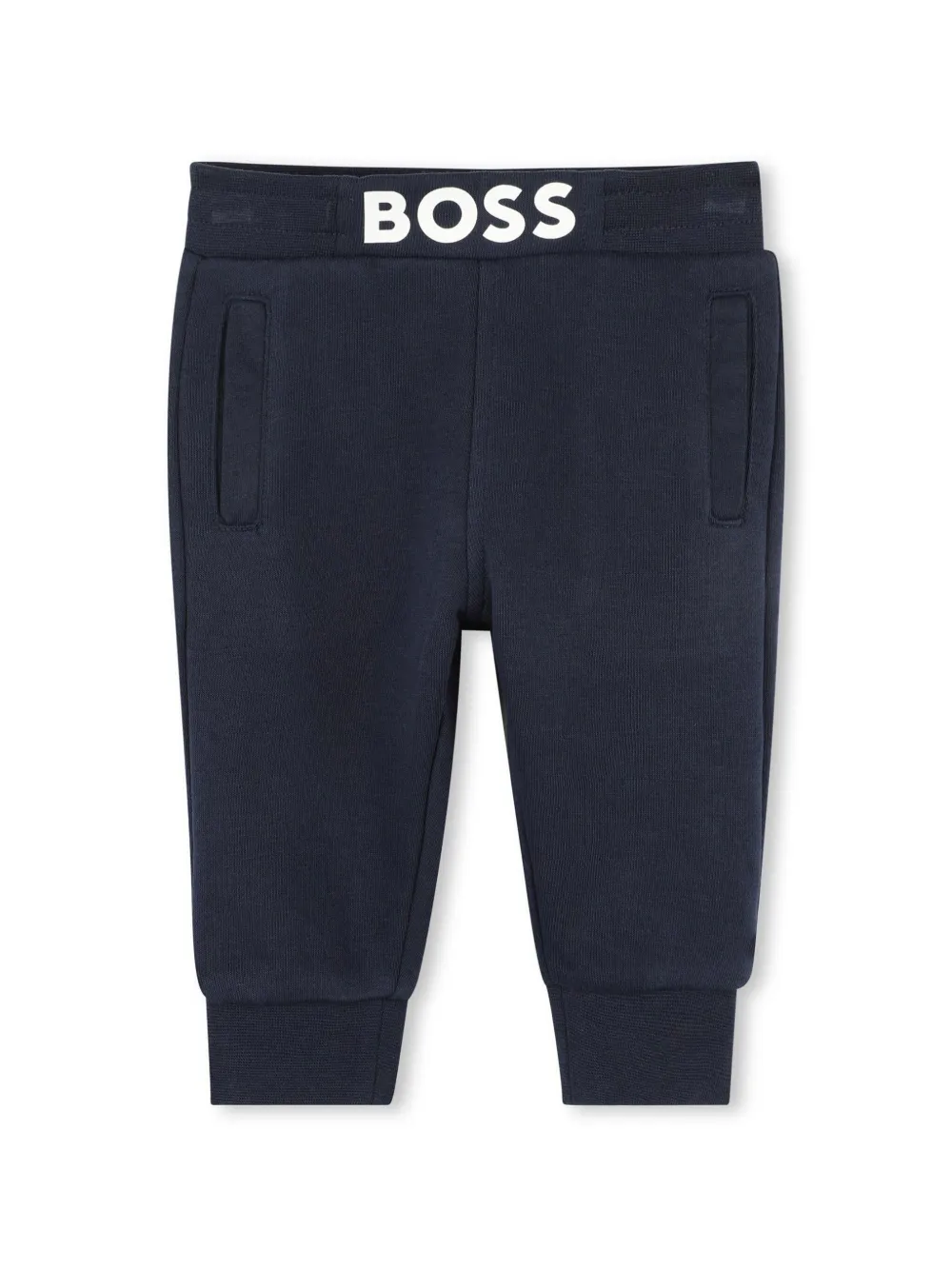 

Спортивные брюки с логотипом BOSS Kidswear, синий